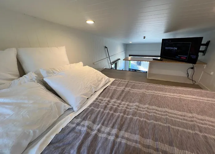Stylish Tiny House With Mountain Views & Private Courtyard *