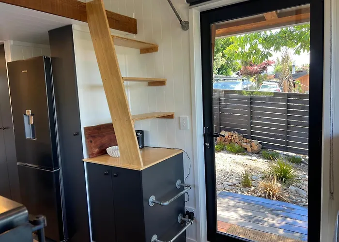 公寓 Stylish Tiny House With Mountain Views & Private Courtyard