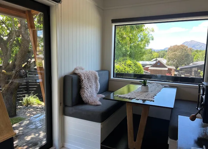 公寓 Stylish Tiny House With Mountain Views & Private Courtyard 瓦纳卡